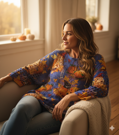 Navora™ Pumpkin Charm Sweater