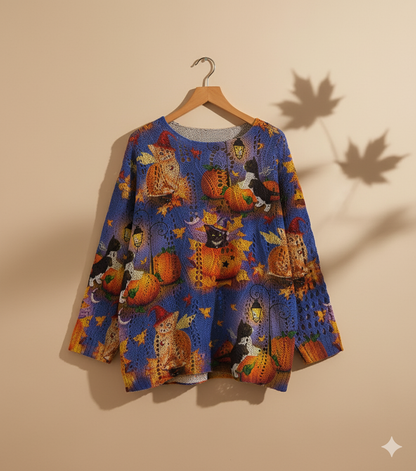 Navora™ Pumpkin Charm Sweater